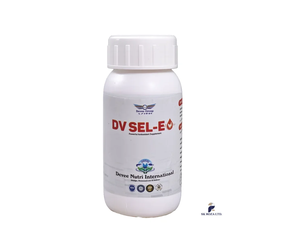 DV Sel-E vitamin E and selenium antioxidant supplement for cattle and poultry – veterinary product in Bangladesh