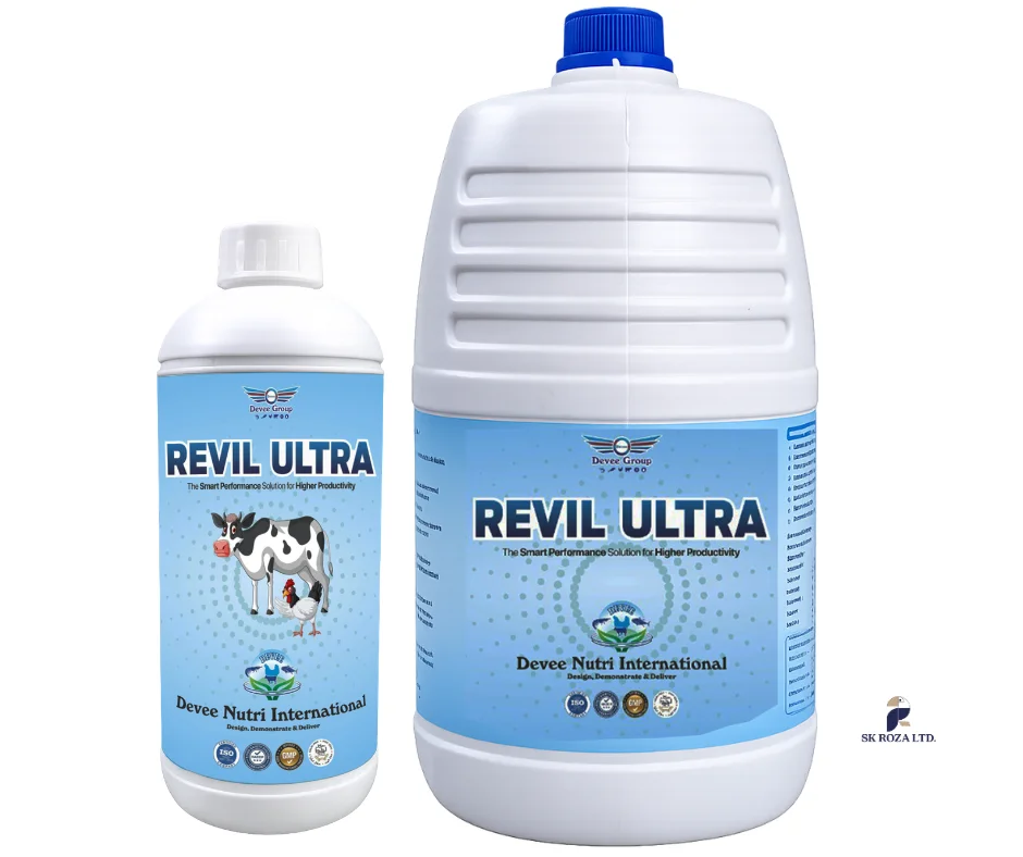 Revil Ultra veterinary nutritional supplement for cattle and poultry – animal health and productivity solution in Bangladesh